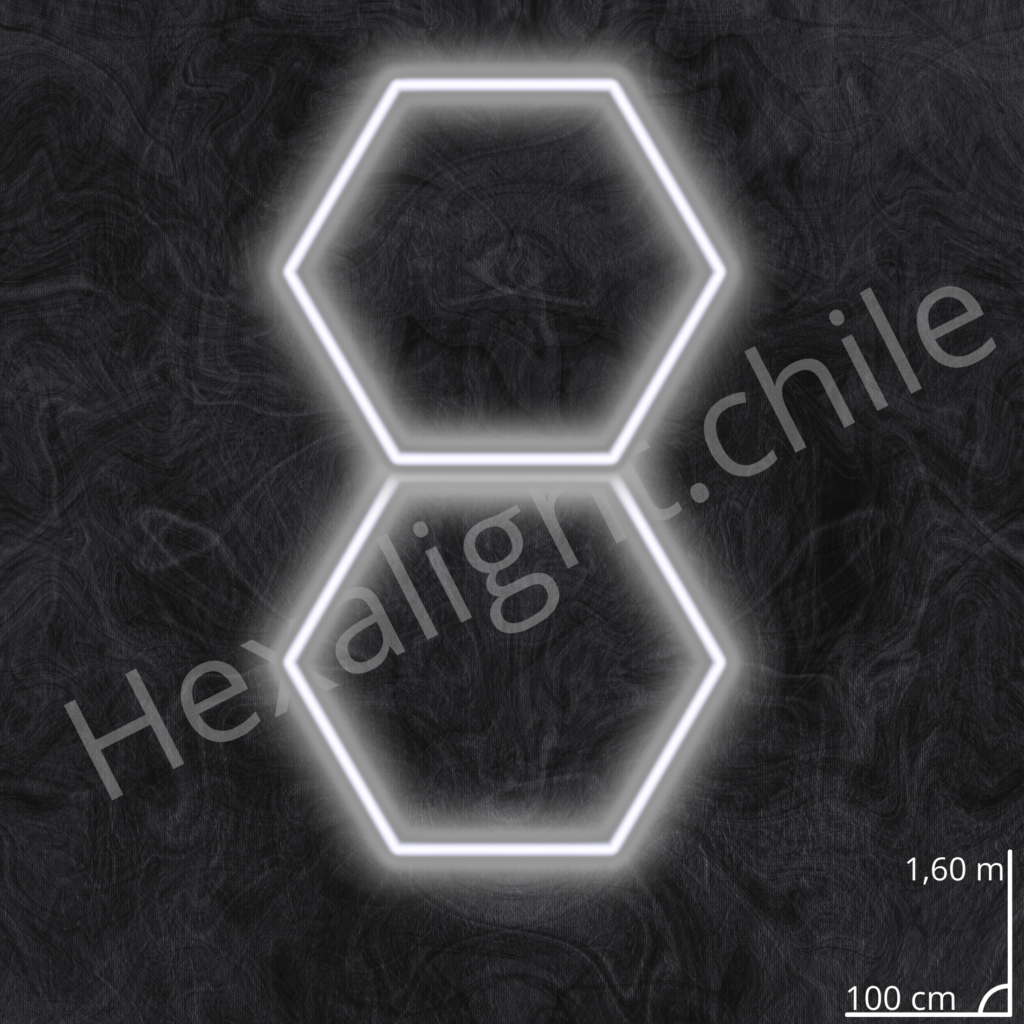 Sistema Hexa Kit 2 Hexágono 1,60 m x 100cm (77W)