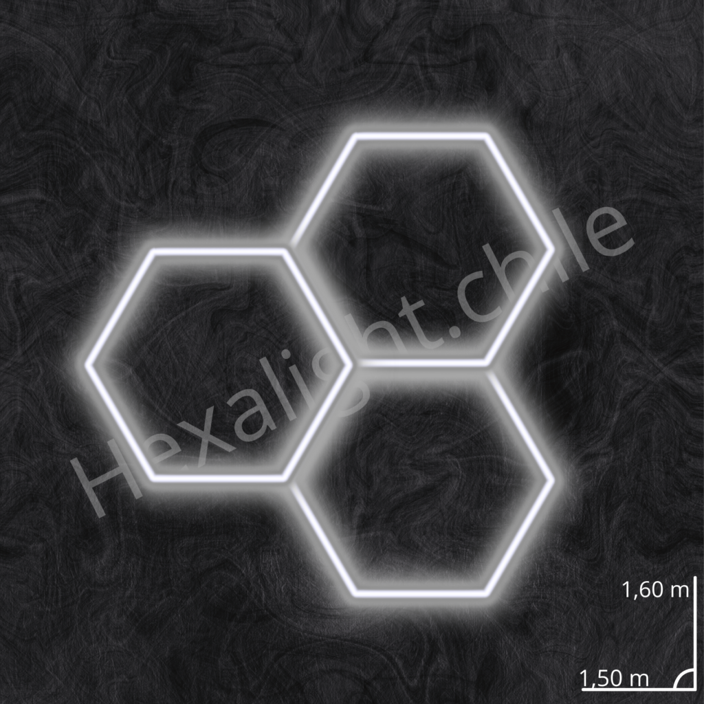 Sistema Hexa Kit 3 Hexágono 1,60 m x 1,50 m (105W)