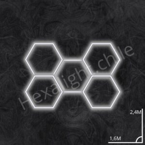 Sistema Hexa Kit 5 Hexágono 2,40 m x 1,60 m (192W)