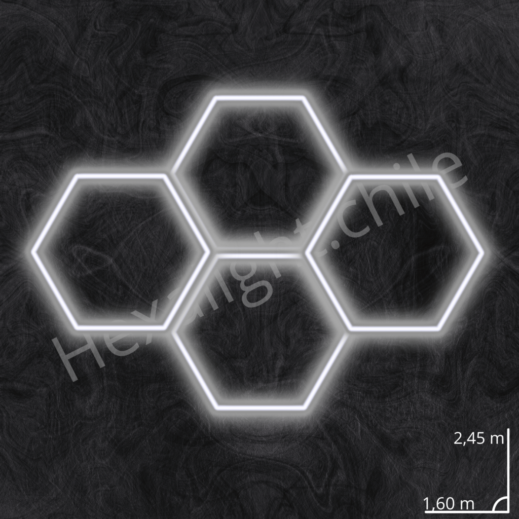 Sistema Hexa Kit 4 Hexágono 2,45 m x 1,60 m (133W)