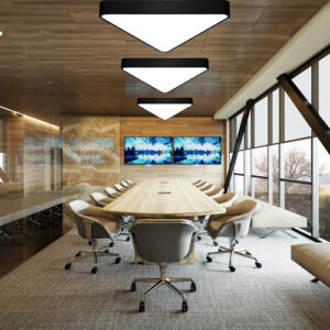 Lampara LED colgante / Triangular - Imagen 3