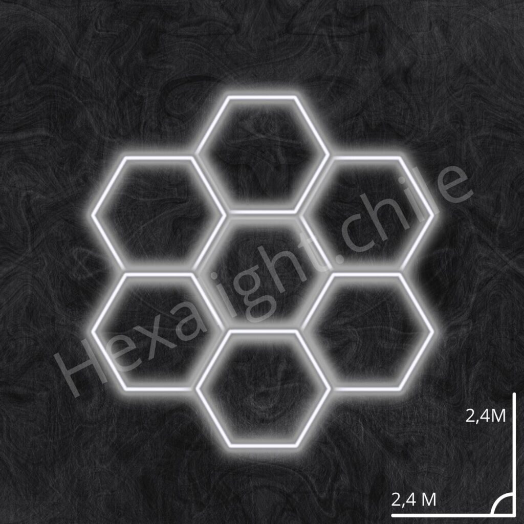 Sistema Hexa Kit 7 Hexágono 2,40 m x 2,40 m (240W)