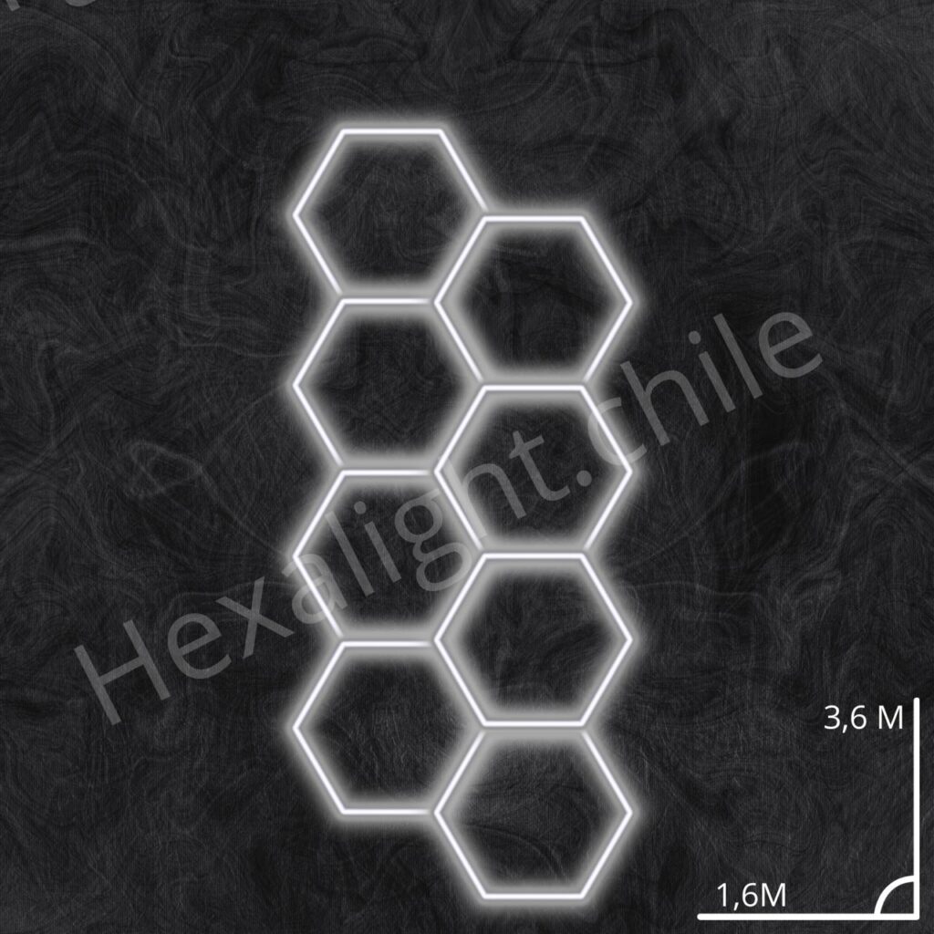 Sistema Hexa Kit 8 Hexágono 3,60 m x 1,60 m (280W)