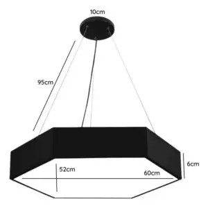 Lámpara LED colgante / Hexágono completo - Imagen 2