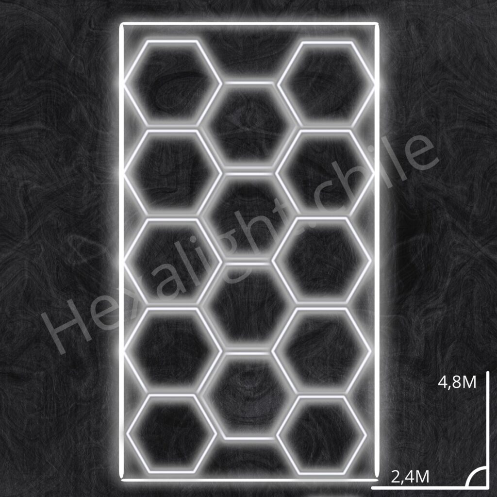 Sistema Hexa Kit 14 Hexágono 4,80 m x 2,40 m / Con bordes