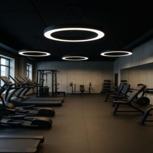 Lámpara LED colgante / Redonda (60x60cm) - Imagen 6