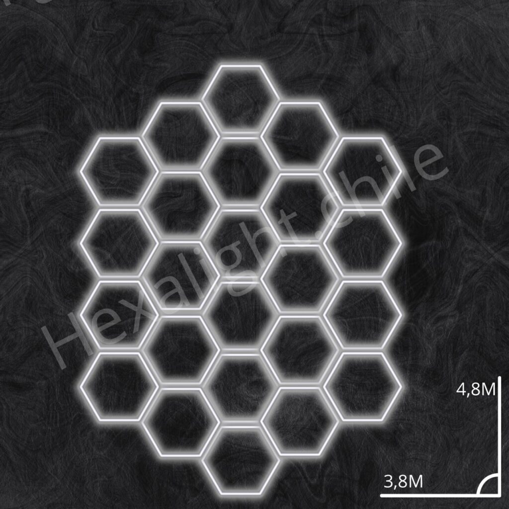 Sistema Hexa Kit 24 Hexágono 4,80 m x 3,80 m