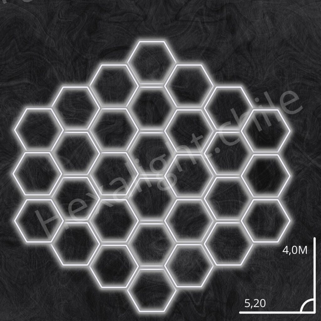 Sistema Hexa Kit 30 Hexágono 4,0 m x 5,20 m
