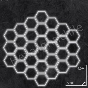 Sistema Hexa Kit 30 Hexágono 4,0 m x 5,20 m