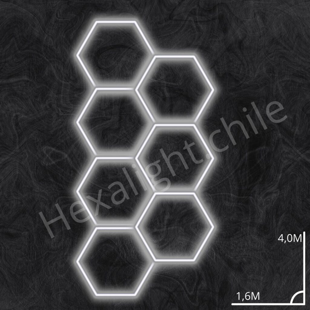 Sistema Hexa Kit 7 Hexágono 4,0 m x 1,6 m (280W)