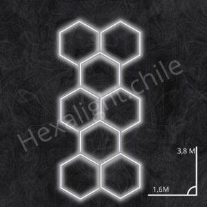 Sistema Hexa Kit 8 Hexágono 3,80 m x 1,60 m (280W)